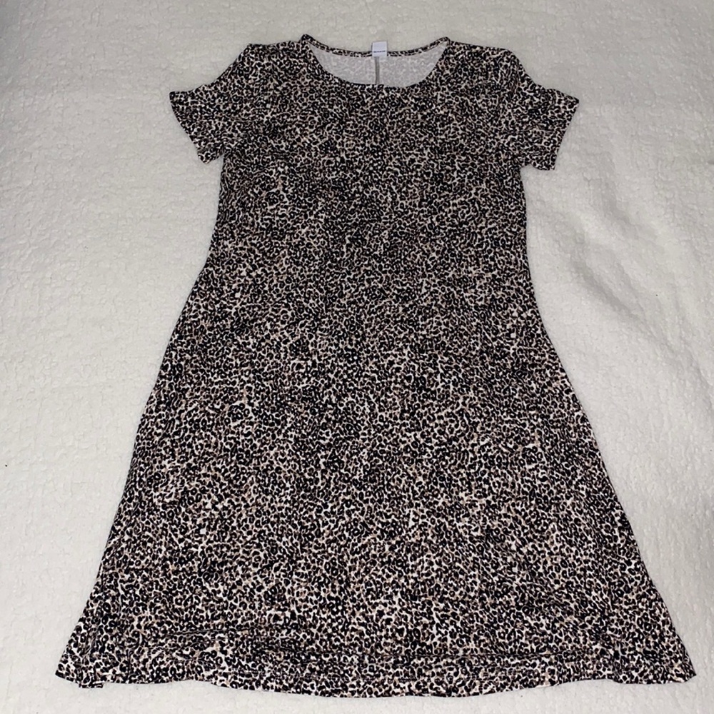 Old Navy Leopard T shirt Dress, XS